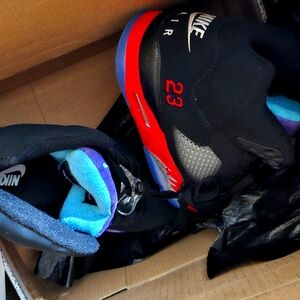 Retro #5 Jordan's 23 Red Purple Black